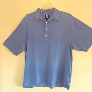 FootJoy Golf Light Blue Lightweight Polo‎ Men's Size XLT Plus Size